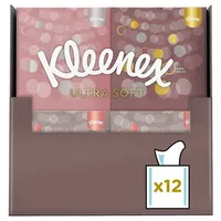 Kleenex Ultra Soft Kosmetiktücher-Box Taschentücher extra weich 12x48 St