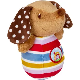 Coppenrath Verlag Steh-auf-Dackel mit Glockenspiel 30 cm Beige