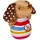 Coppenrath Verlag Steh-auf-Dackel mit Glockenspiel 30 cm Beige