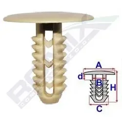 ROMIX Clip, Zier-/Schutzleiste C60525