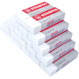 Stabilo - Radierer - legacy - 20er Pack - weiß