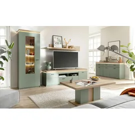 MCA Furniture Sideboard 156 x 83 x 44 cm Salbei grün