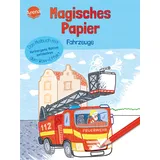 Arena Magisches Papier – Das Malbuch mit dem Wow-Effekt. Fahrzeuge