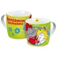 Geda Labels Tasse Benjamin Blümchen mit Bär in Grün