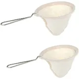 Linghhang - 2 Stück traditionelle thailändische wiederverwendbare Kaffee-/Teefilter, Kaffeefilter, Stoff-Teefilter, Kaffeefilter