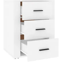 vidaXL Nachtschrank NA 50 x 36 x 60 cm Weiß