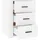 vidaXL Nachtschrank NA 50 x 36 x 60 cm Weiß