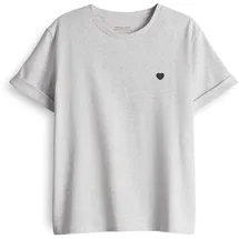 Opus T-Shirt mit Motiv-Stitching Modell SERZ Mittelgrau, 42