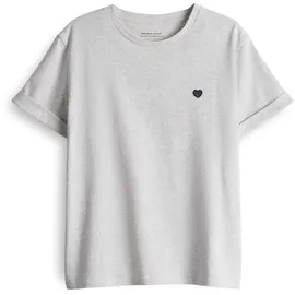 Opus T-Shirt mit Motiv-Stitching Modell SERZ Mittelgrau, 42