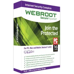 Webroot SecureAnywhere Complete (1 Jahr / 1 Gerät) (Neueste Version + kostenlose Updates)