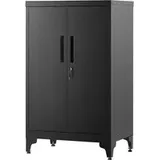Songmics Aktenschrank 176 x 59,9 x 447 braun/schwarz