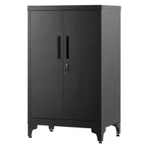 Songmics Aktenschrank 176 x 59,9 x 447 braun/schwarz