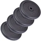 ScSPORTS® Hantelscheiben Einzeln/Set Ø 30mm Gusseisen Gewichtsscheiben Gewichte