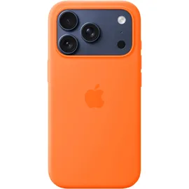 Apple iPhone 17 Pro Silikon Case mit MagSafe Orange