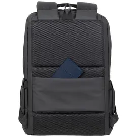 RivaCase® Rivacase 8435 schwarz beschichteter ECO Laptop-Rucksack 15,6"
