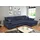 DOMO collection Ecksofa DOMO COLLECTION "Franzi Steppung im Sitzbereich B7T/H: 278/162/80 cm, L-Form", blau (marine), B:278cm H:80cm T:171cm, Flachgewebe (100% Polyester);Chenille (100% Polyester), Sofas, Ecksofa, wahlweise mit Bettfunktion, Bettkasten und