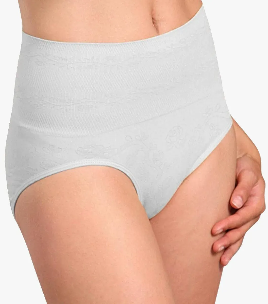 Gomati - Damen Seamless \Bauch-weg\" Slip - White / L"