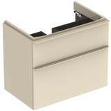 Geberit Smyle Square Waschtischunterschrank 2 Schubladen sand-grau (500.353.JL.1)