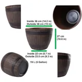 H&D Manufaktur Jinfa Ø 38 cm Kastanie