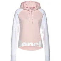 Bench. loungewear Hoodie Mehrfarbig Rosa/Weiß 40/42