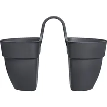 elho Vibia Campana Flower Twin 21 21 x 38,4 x 26,5 cm Anthrazit