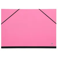 Clairefontaine 10x Zeichenmappe mit Gummizug 26x33 cm - Fuchsia