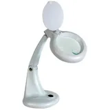 VELLEMAN Lupenleuchte - STANDFUß 3 + 12 DIOPTRIEN - 12W - WEIß