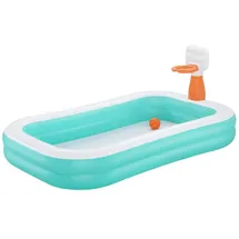 BESTWAY Family Pool Dunk N' Splash mit Basketballkörben 251 x 168 x 102 cm