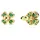 Swarovski Ohrstecker Idyllia grün 5666236 Metall