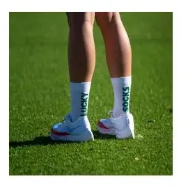 sporcks Lucky Laufsocken Weiß/Grün S