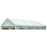 DEGAMO Ersatzdach / Dachplane PALMA für Zelt 4x8 Meter, PE weiss 180g/m2, incl. Spanngummis