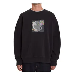 Volcom Sweatshirt Featured Artist Animoscilaator schwarz - L