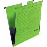 Falken Hängetasche UniReg Kraftkarton 230g/qm mit Leinenfröschen grün VE=5