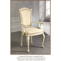 JVmoebel Stuhl Stuhl Esszimmer Möbel Italienische Luxus Design Art déco Lehn Italien beige