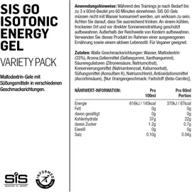 Science in Sport Energy Gel Isotonisch Mix Gel 7 x 60 ml