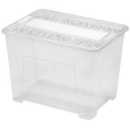 kompatible Ware Aufbewahrungsbox TexBox 38 x 28 x 27,2 cm 1-tlg. transparent