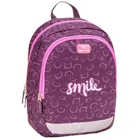 Belmil® Kindergartenrucksack Kiddy Pink Smile Kunstfaser pink