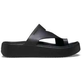 Crocs Getaway Platform Toe Loop Badesandalen Sandstone 39-40