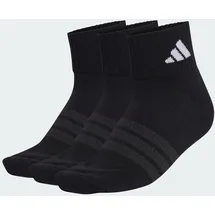 adidas Cushioned Sportswear Ankle Socken 3er Pack Schwarz/Weiß 37-39