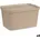 Kipit Aufbewahrungsbox mit Deckel Beige 24 29 3 x 24 5 x 45 6