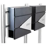 BITUXX MS-16779 Graphit inkl. Zeitungsfach