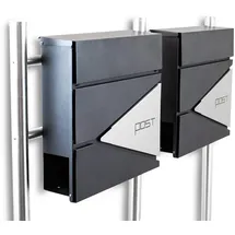 BITUXX MS-16779 Graphit inkl. Zeitungsfach