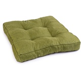 Royal Schneider Sitzkissen Kissen Polster Auflage Rückenkissen Loungekissen Lounge Bodenkissen Anti-Rutsch-Unterseite, Grüner Apfel - 5519, 40x40 cm - Sitzkissen