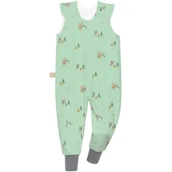 Odenwälder BabyNest Sommer-Sleepoverall Hopsi 0.5 TOG, gruen, 86
