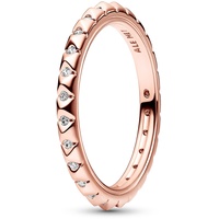 Pandora 182800C01 Ring für Damen Pyramiden Roségoldfarben, 56/17,8