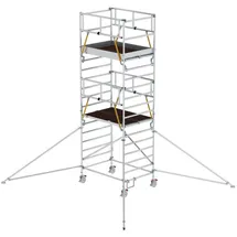 Günzburger Munk Rollgerüst SG 1,35 x 2,45 m mit Ausleger Doppel-Plattform Plattformhöhe