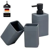 bremermann Badezimmer-Set SAVONA, Soft-Touch, eckig | Gr.: onesize