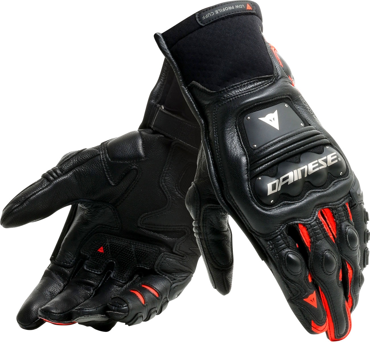 Dainese Steel-Pro In, gants - Noir/Rouge Néon - M