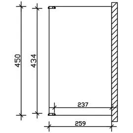 SKANHOLZ SKAN HOLZ Terrassenüberdachung Novara 450 x 259 cm, Leimholz, natur