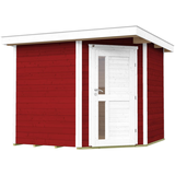 weka Gartenhaus 229 A 2,39 x 2,35 m schwedenrot